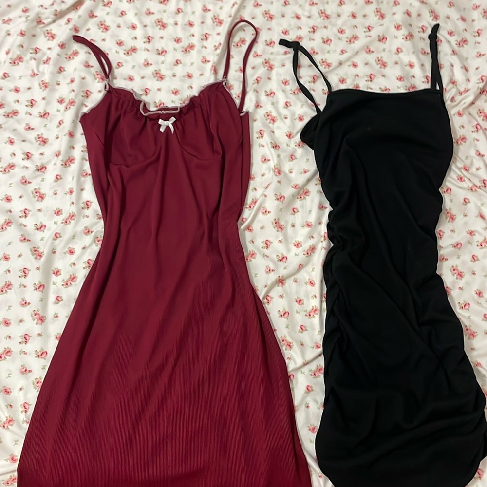 set of 2 coquette dresses 🍒🖤